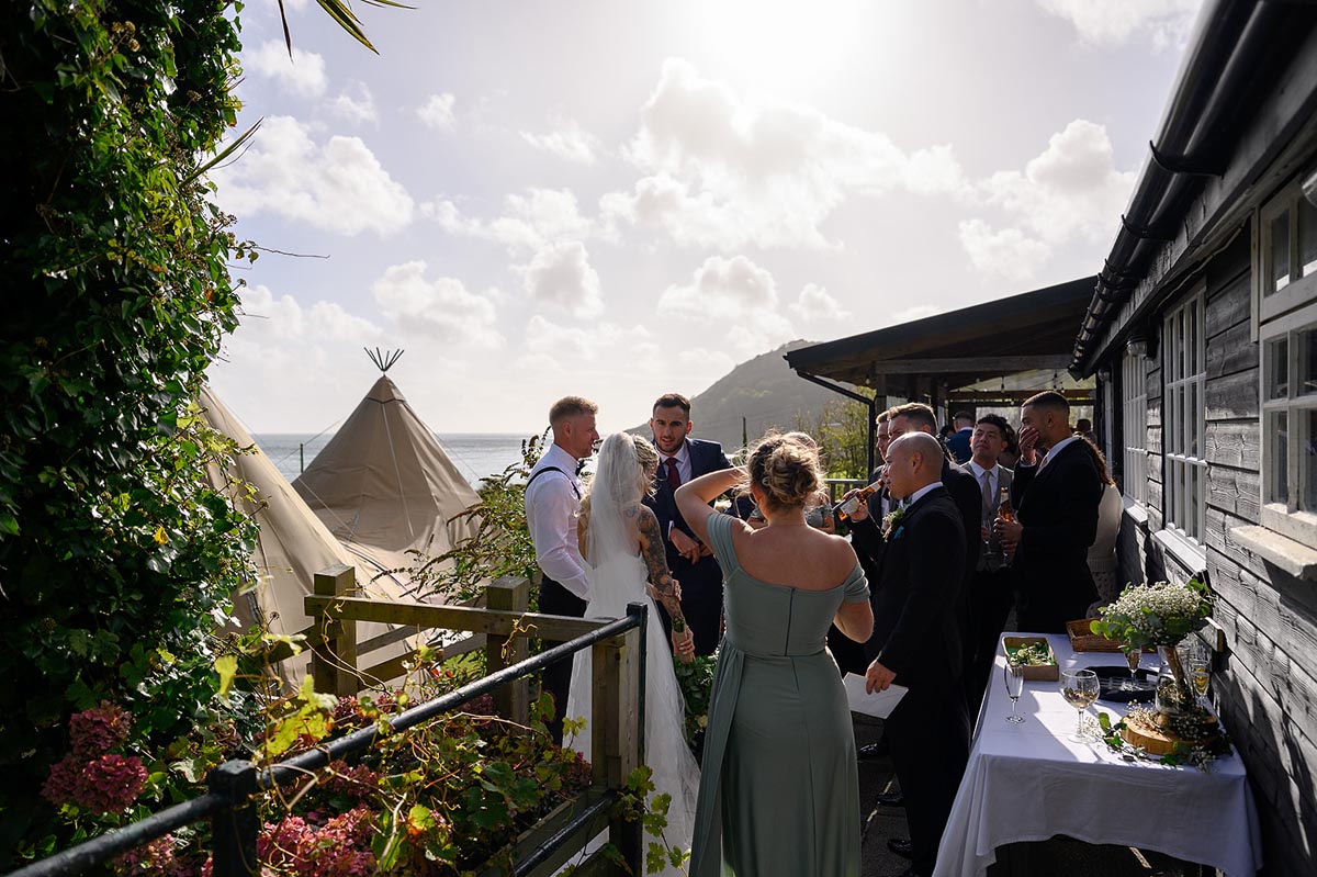 Weddings in Cornwall - Smugglers Rest in Talland Bay near Looe